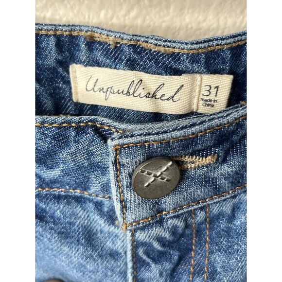NWT Women’s Unpublished  Jessa-Boyish Denim Jean Short Size 31 #334 - Picture 6 of 12